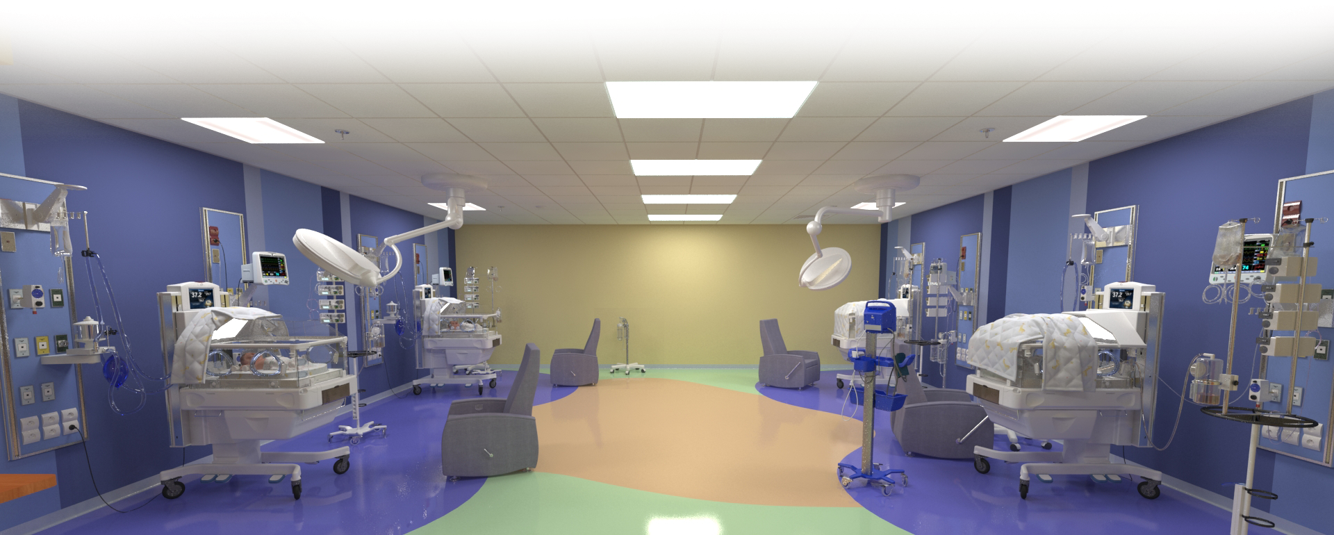 Salle Neonatal_hopital_3D_Image et Process